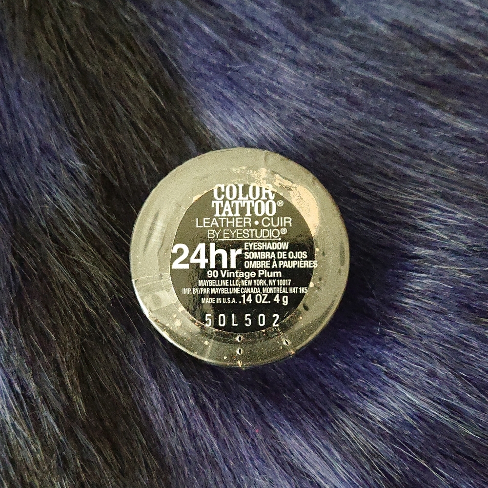 Maybelline Color Tattoo Leather Eyeshadow by EyeStudio - 90 Vintage Plum Purple